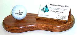 Golf Ball Business Card Holder